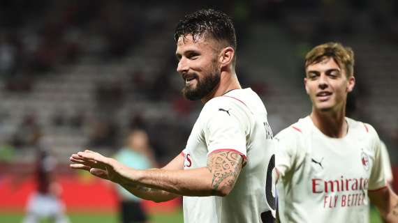 Giroud su Milan-Panathinaikos: "Sono molto soddisfatto della prestazione"