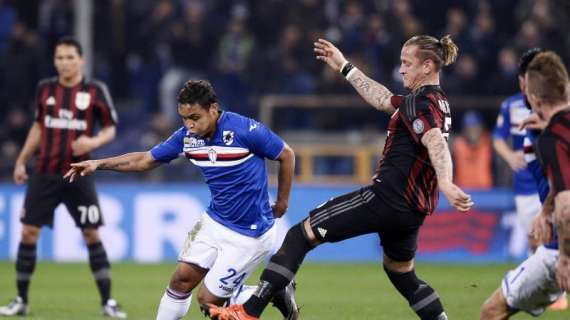 Sampdoria-Milan 0-2: il tabellino del match