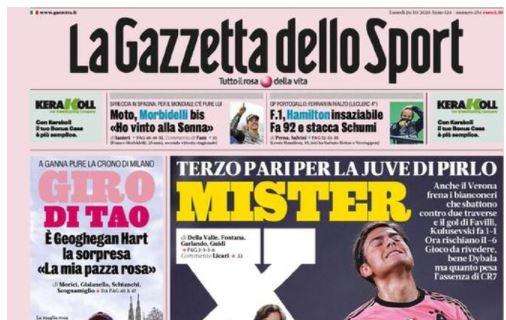 La Gazzetta in prima pagina: "E il Milan prova la fuga"