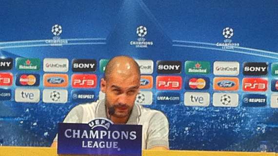 Domani Guardiola in conferenza alle 18.15