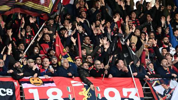 Genoa, attesi circa duemila tifosi rossoblu a San Siro