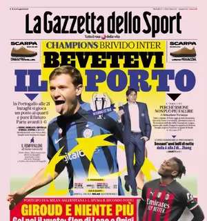La Gazzetta in apertura sul Milan: “Giroud e niente più”
