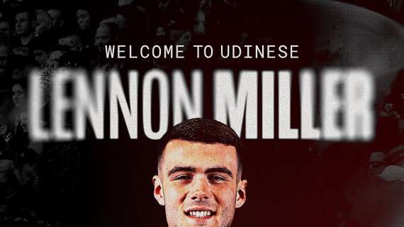 UFFICIALE: Udinese, ecco Lennon Miller