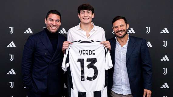 Juventus, primo contratto da professionista per Verde