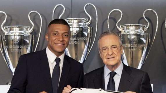 Il Real Madrid presenta Mbappé: maglia numero nove e spagnolo impeccabile