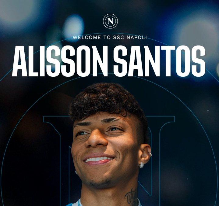 UFFICIALE: Napoli, arriva Alisson Santos
