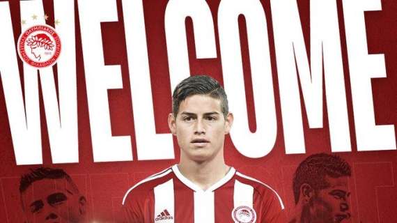 UFFICIALE: James Rodriguez all'Olympiacos