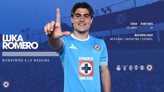 UFFICIALE: Cruz Azul, ecco Luka Romero