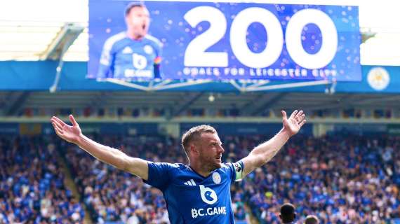 Leicester, Vardy saluta e fa la storia: rete numero 200 con le Foxes