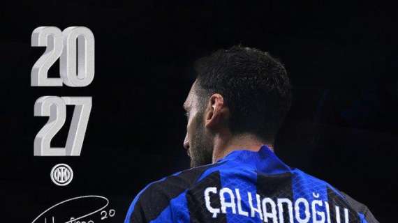 UFFICIALE: Inter, rinnovo per Hakan Calhanoglu