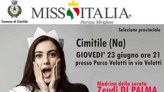 Miss Italia 2022, giovedì 23 giugno a Cimitile, Napoli, in arrivo la quarta selezione regionale
