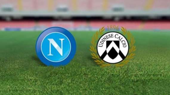 Napoli-Udinese: Le formazioni ufficiali 