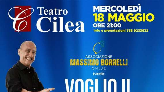 "VOGLIO IL MASSIMO SHOW" in scena il 18 maggio al Teatro Cilea di Napoli
