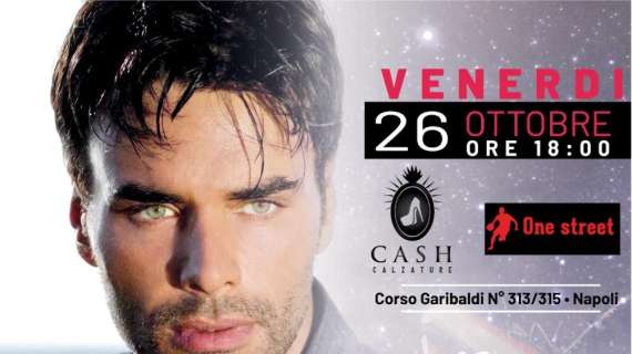 Eventi - Cash Calzature di Vincenzo Fruscione ospita nel suo show room l’attore Massimiliano Morra.
