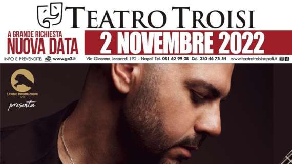 Gianni Fiorellino in Tour a Napoli in quel del Teatro Troisi, è stata necessaria una quarta data