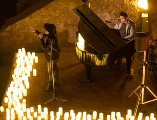 Evento:”Concerto a luci di candela “Candle night” in Galleria Borbonica a Napoli”.