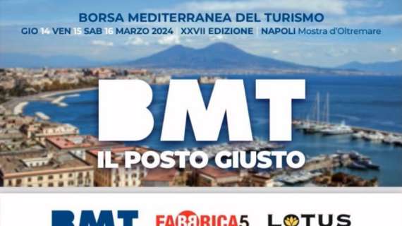 L'ex bomber del calcio Napoli , Massimiliano Esposito, sarà presente oggi alla fiera BMT come testimonial dell'azienda Lotus- Fabbrica 5