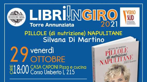 Evento: “La dott.ssa Silvana Di Martino presenta il suo libro Pillole di nutrizione Napulitane”