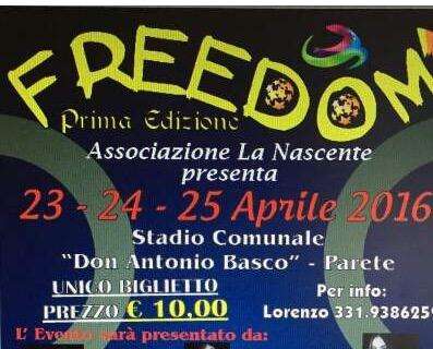 Caserta, Parete: Sabato Freedom presenta il concerto di Gigi Finizio e domenica Biagio Izzo allo stadio Don  Antonio Basco