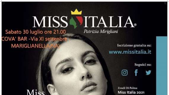 Miss Italia 2022, sabato 30 luglio a Mariglianella, Napoli, in arrivo la finale regionale: modelle alla ricerca del pass “Miss Cinema Campania"