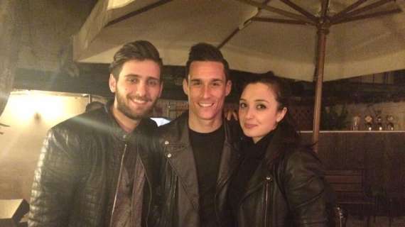 Il giocatore del Napoli Jose' Callejon da Michele