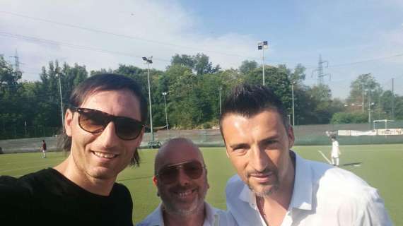Il Calciatore del Chievo Verona Gennaro Sardo in visita alla Scuola Calcio SMEDILE FUTEBOL CLUBE