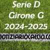 Serie D 2024-2025 - Girone G: risultati, marcatori e classifica aggiornata. Pari Puteolana e Paganese, vincono Anzio e Sarnese