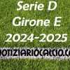 Serie D 2024-2025 - Girone E: risultati, marcatori e classifica aggiornata. Pari Livorno, vincono Grosseto, Siena e Montevarchi