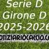 Serie D 2025-2026: terza ipotesi NC sulla composizione del Girone D
