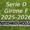 Serie D 2025-2026: terza ipotesi NC sulla composizione del Girone F