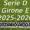 Serie D 2025-2026: terza ipotesi NC sulla composizione del Girone E