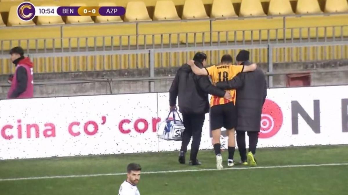 Benevento, tegola pesantissima: l'esito degli esami di Simonetti è un incubo