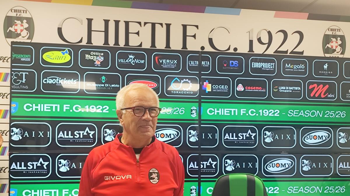 Chieti, la strategia di Silva in vista della Recanatese: «Lottare, stare zitti e fare più punti possibile»
