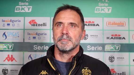 Spezia, mister D'Angelo: «Sarebbe stato giusto dare ai nostri la possibilità di assistere alla gara»