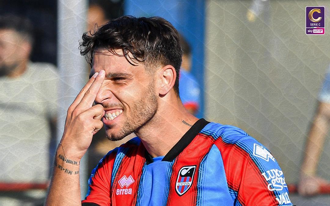 La firma glaciale di Cicerelli: il Catania batte il Benevento 1-0 e vola in classifica