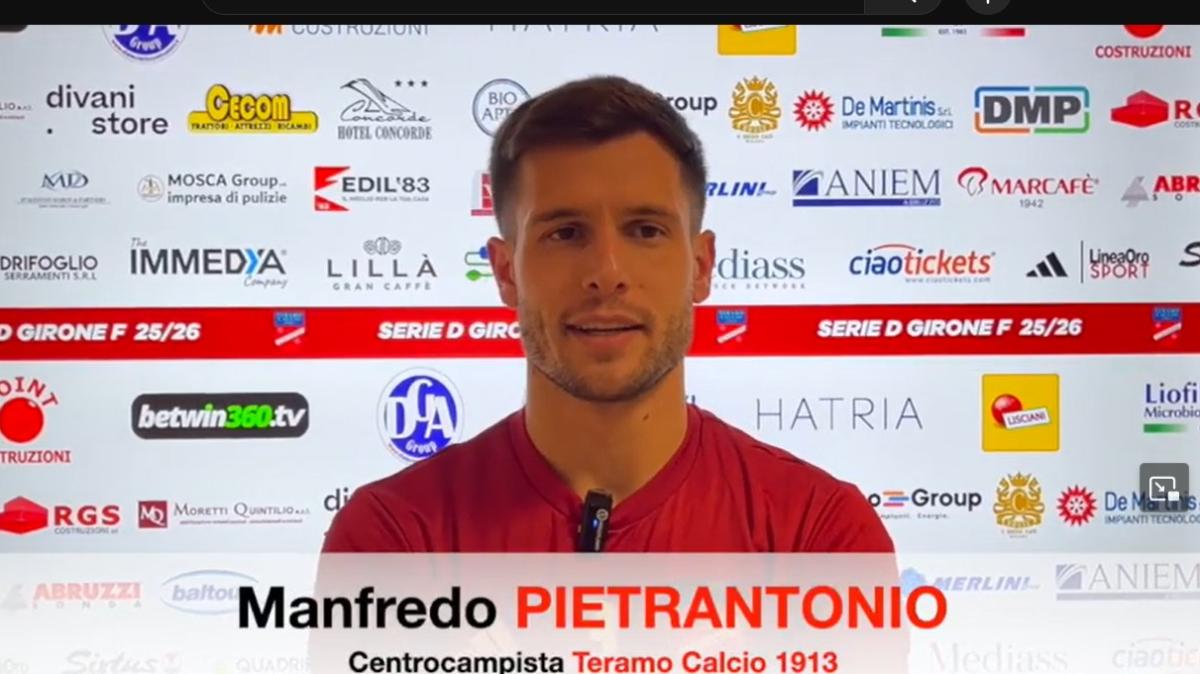 Pietrantonio avvisa il Teramo: «Il Chieti è un’incognita, dobbiamo avere coraggio e personalità»