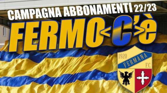 Fermana, in attesa del Gubbio prosegue la campagna abbonamenti