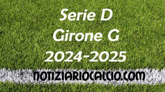 Serie D 2024-2025 - Girone G: risultati, marcatori e classifica aggiornata. Sei gol del Guidonia, Cassino ok. Pareggia la Gelbison