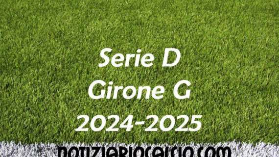 Serie D Girone G: risultati e marcatori degli anticipi. La classifica aggiornata