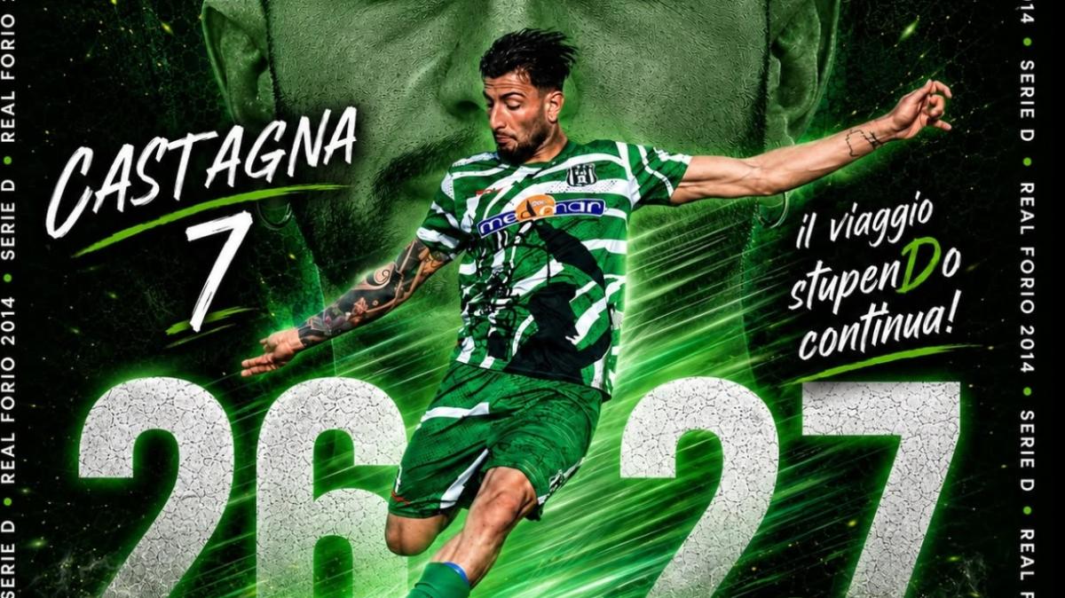 Real Forio, Castagna rinnova: terzo anno consecutivo in biancoverde