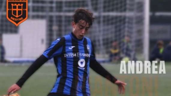 UFFICIALE: Mestre, arriva il 17enne Andrea Piantoni dall'Atalanta