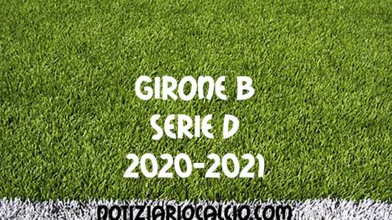 Serie D 2020-2021 - Girone B: risultati e classifica dopo il 5° turno