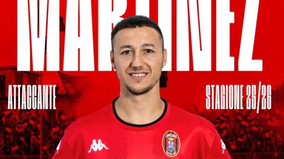 Lanciano si rinforza con Martinez: arriva l'attaccante argentino ex Barletta
