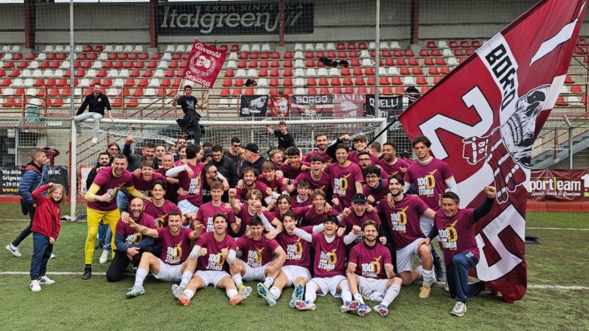 Il Borgosesia torna in Serie D: il sogno diventa realtà