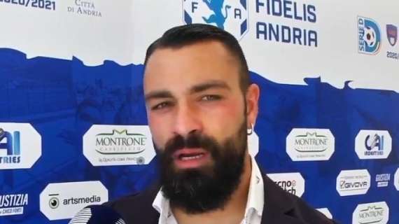 Fidelis Andria, capitan Manzo: «Portici in fiducia. Eliminato l'Altamura come potenziale avversario...»