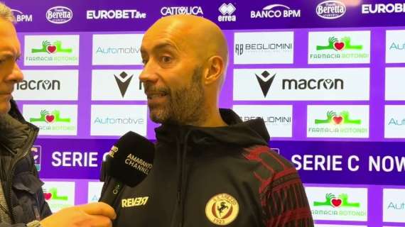 Arezzo, mister Bucchi: «Abbiamo costruito una base solida»