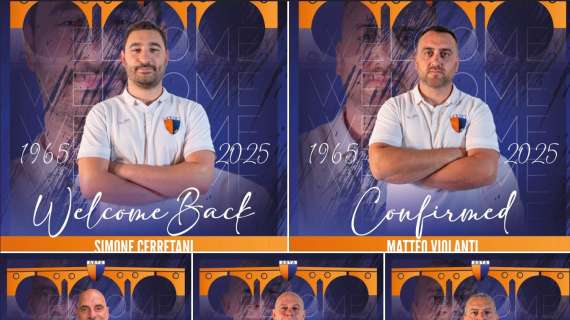 Asta Taverne, confermato lo staff tecnico con il ritorno di Cerretani