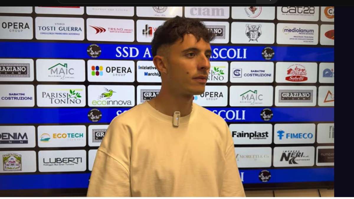 Atletico Ascoli, Antoniazzi lancia la sfida: «A Teramo abbiamo già vinto, ci andremo con una testa diversa»