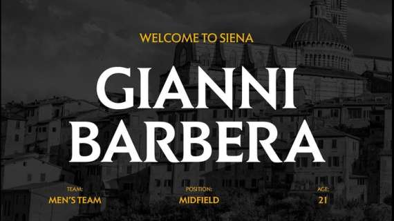 UFFICIALE: Il Siena annuncia la firma di Barbera
