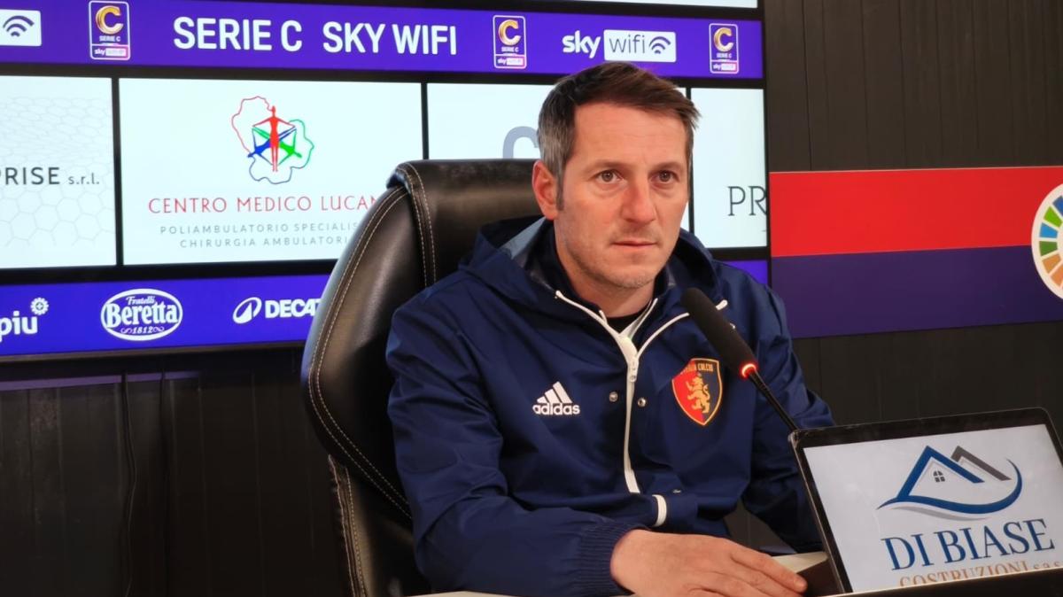 Potenza, De Giorgio: «Crotone prova di maturità. Emergenza? Non ci piangiamo addosso»